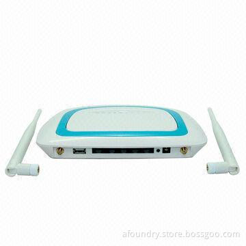 300Mbps High-power Indoor RJ45 Wireless Router with Output Power Adjustable and ACK Timeout